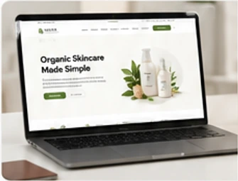 Glow Natural Skincare WordPress e-commerce website project by Ijaz Lal