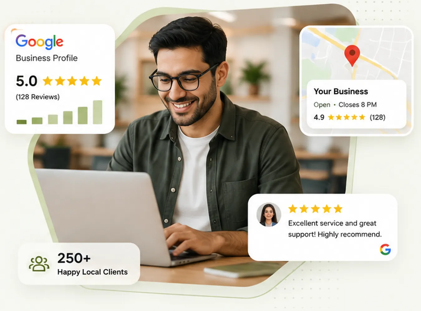 Local growth marketing with Google Business Profile and reviews